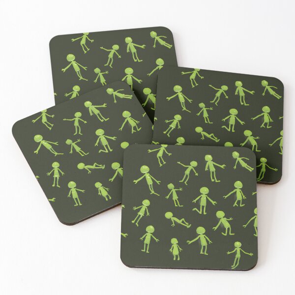 Item preview, LGM Little Green Men Pattern designed and sold by MaryFiore.