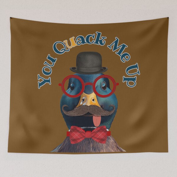 Item preview, U QUACK ME UP FUNNY  DUCK designed and sold by NikoDeeko.
