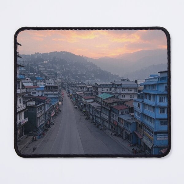 Item preview, Darjeeling skyline designed and sold by Places On Earth.