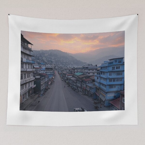 Item preview, Darjeeling skyline designed and sold by Places On Earth.