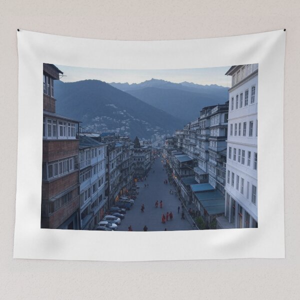 Item preview, Darjeeling hills street designed and sold by Places On Earth.