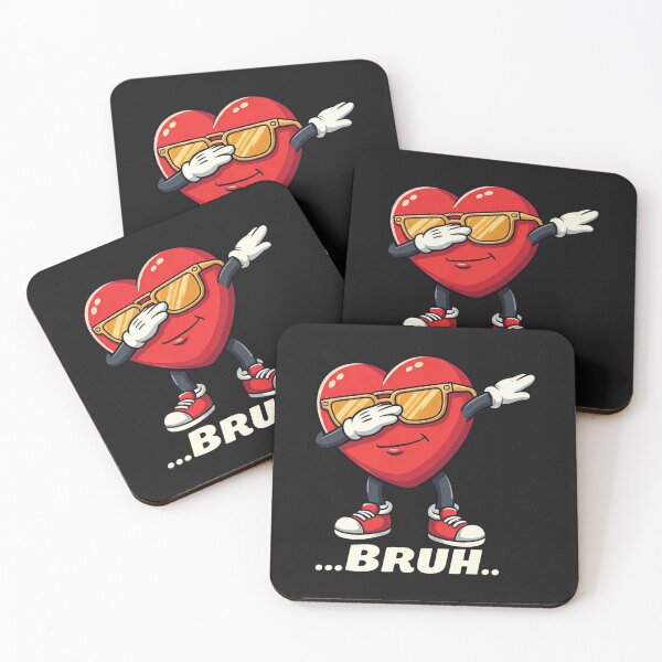 Item preview, Heart Dabbing Bruh Valentine's Day designed and sold by Alex Songs.