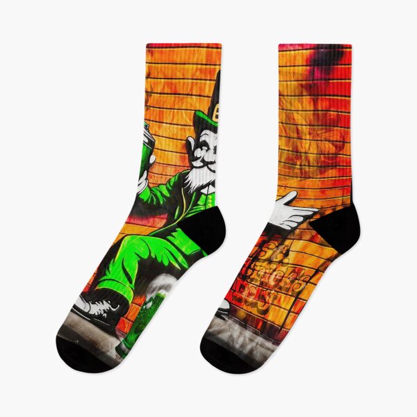 Item preview, St Patrick's Day Celebration Irish Leprechaun Graffiti designed and sold by Drone-tees.