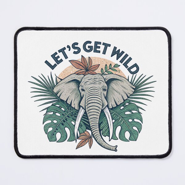 Item preview, Embrace the Wild: An Elephant Adventure, Let's Get Wild, natural designed and sold by Wildlife2021.