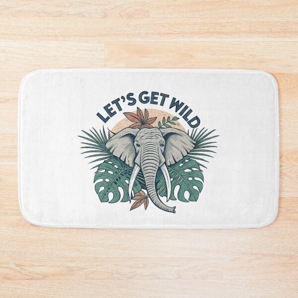 Item preview, Embrace the Wild: An Elephant Adventure, Let's Get Wild, natural designed and sold by Wildlife2021.