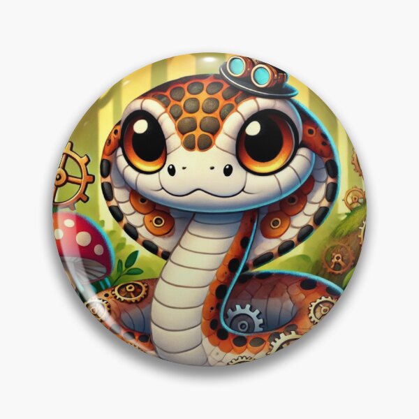 Item preview, Steampunk Speckled Kingsnake designed and sold by Sillytoe.
