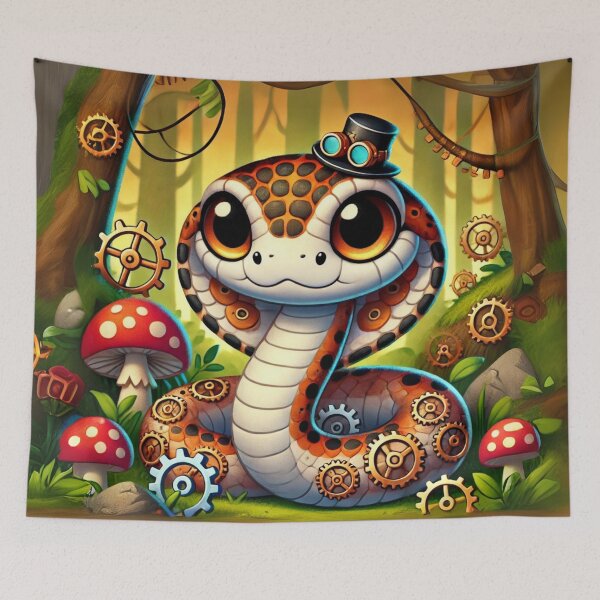 Item preview, Steampunk Speckled Kingsnake designed and sold by Sillytoe.