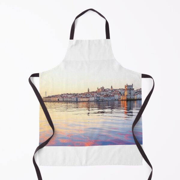Item preview, Lisbon Portugal Watercolor Skyline designed and sold by Places On Earth.