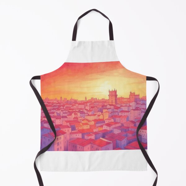 Item preview, Lisbon cartoon style Portugal designed and sold by Places On Earth.