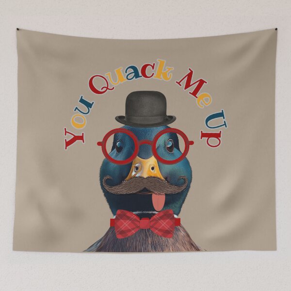Item preview, U QUACK ME UP FUNNY MALLARD DUCK designed and sold by NikoDeeko.