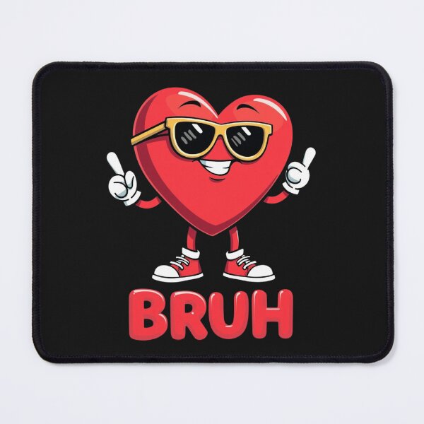 Item preview, Heart Sunglasses Bruh Valentine's Day designed and sold by Alex Songs.