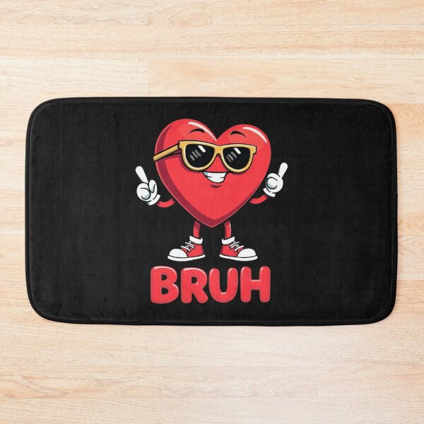 Item preview, Heart Sunglasses Bruh Valentine's Day designed and sold by Alex Songs.