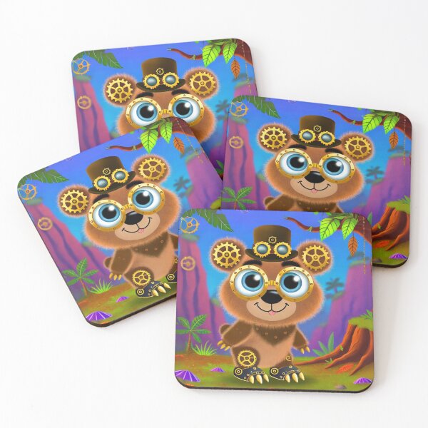 Item preview, Steampunk Spectacled Bear designed and sold by Sillytoe.