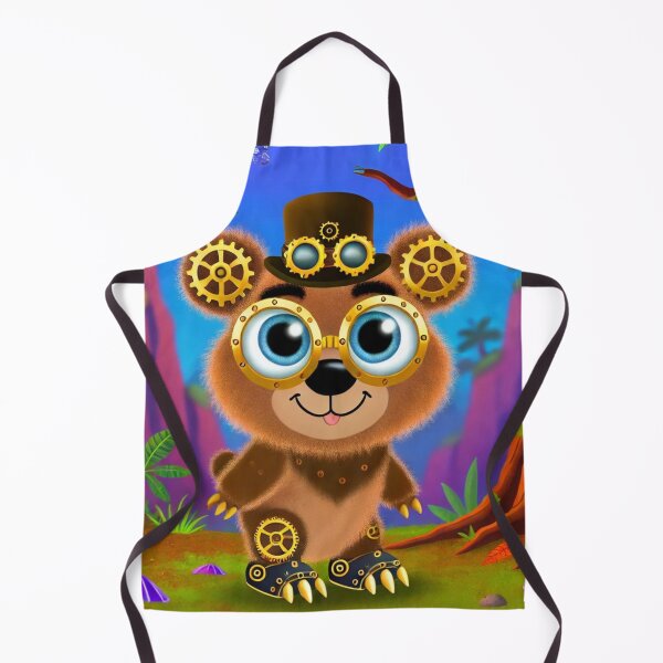 Item preview, Steampunk Spectacled Bear designed and sold by Sillytoe.