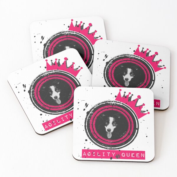 Item preview, Agility Queen – Border Collie Agility Competitions designed and sold by Mati-Studio.