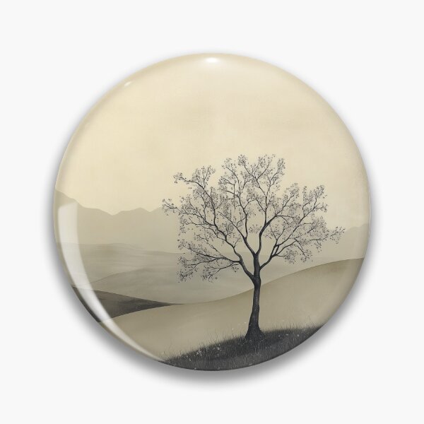 Item preview, Serene Landscape Monochromatic designed and sold by SetMyHeart.