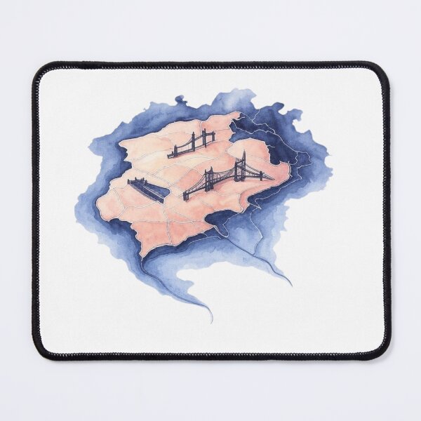 Item preview, Lisbon Portugal map in watercolor vintage designed and sold by Aryabek.