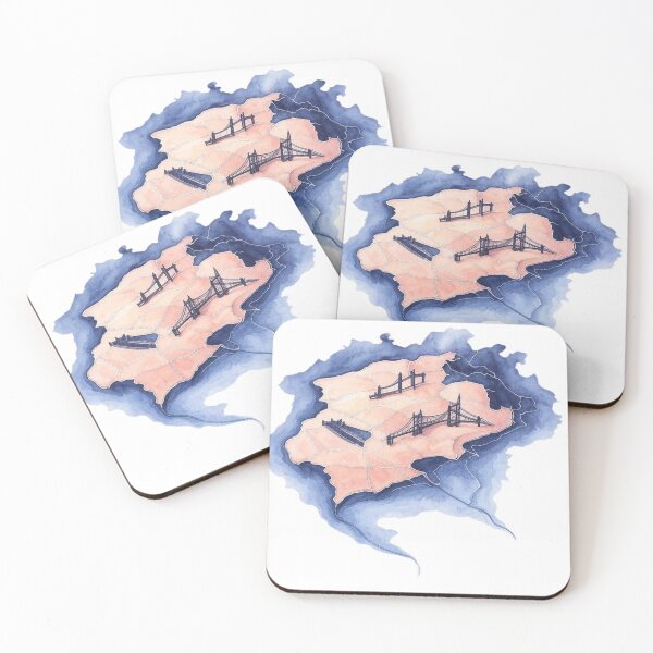 Item preview, Lisbon Portugal map in watercolor vintage designed and sold by Aryabek.