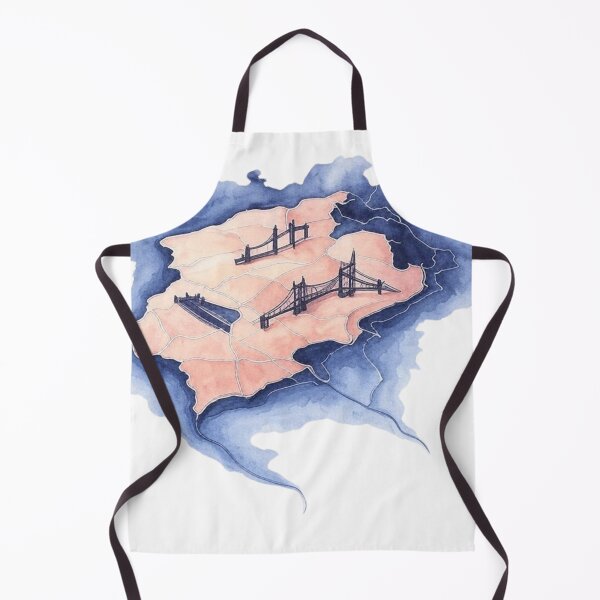 Item preview, Lisbon Portugal map in watercolor vintage designed and sold by Aryabek.