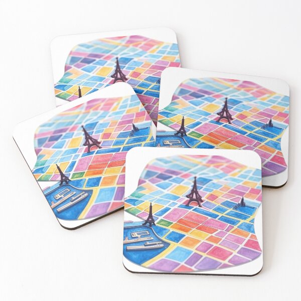Item preview, Lisbon Portugal map in retro watercolor designed and sold by Aryabek.