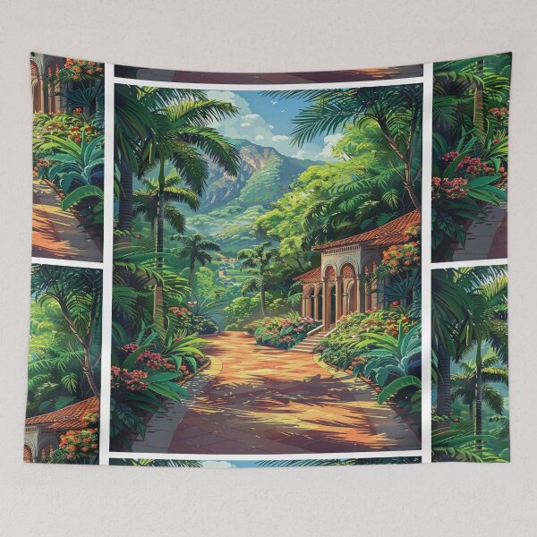 Item preview, botanical garden, serres tropicales designed and sold by VISIONSTURME.