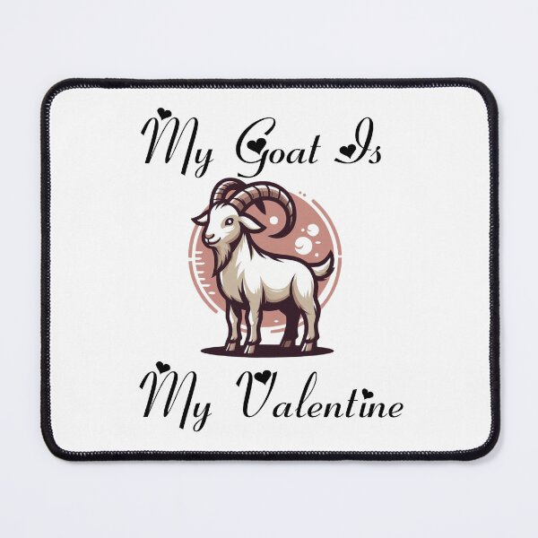 Item preview, My Goat is My Valentine designed and sold by Berkako.