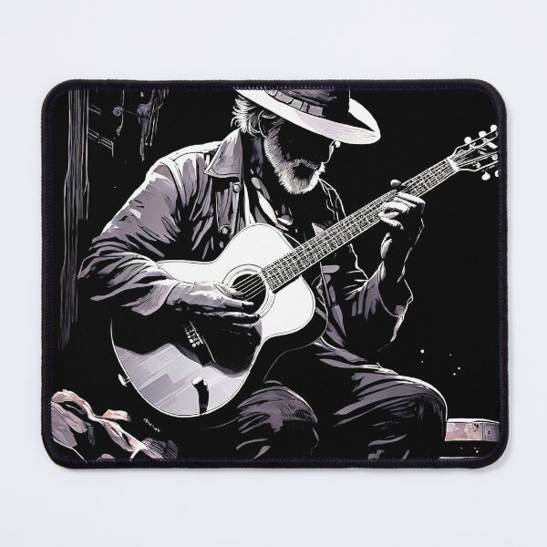 Item preview, Old bluesman designed and sold by Wylkerd.