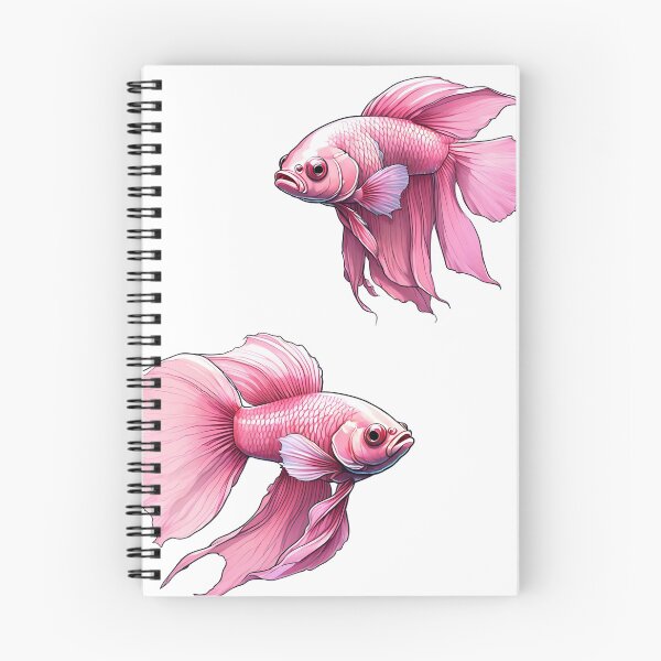Item preview, Pink Betta Fish designed and sold by CreatureZDesign.