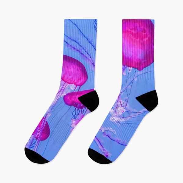 Item preview, Mesmerizing Pink Jellyfish in Blue Glow designed and sold by Bentenya.