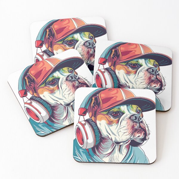 Item preview, Funny hip hop dog designed and sold by Wylkerd.