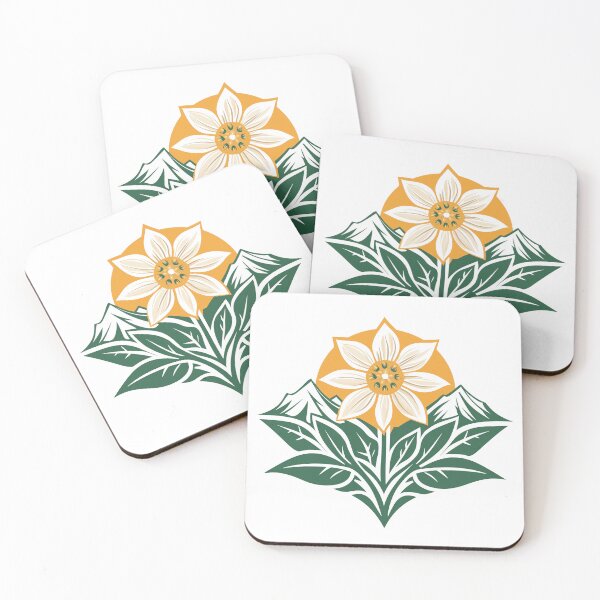 Item preview, Alpine Edelweiss and Mountain designed and sold by PandaKunst.