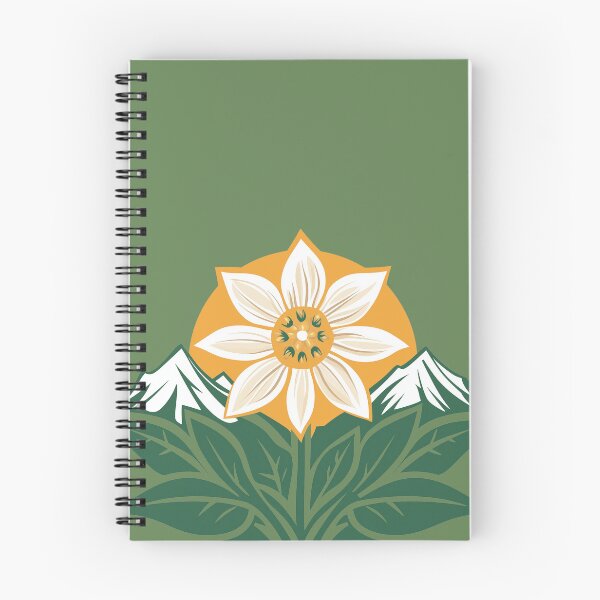 Item preview, Alpine Edelweiss and Mountain designed and sold by PandaKunst.