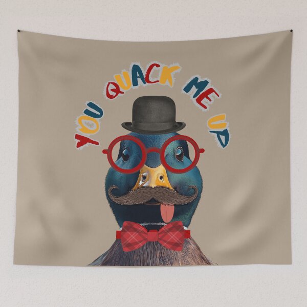 Item preview, YOU QUACK ME UP FUNNY MALLARD DUCK designed and sold by NikoDeeko.