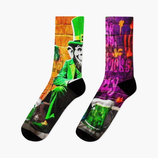 Item preview, St Patrick's Day Celebration Irish Leprechaun Graffiti designed and sold by Drone-tees.