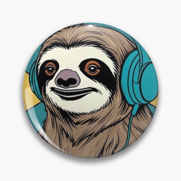 Item preview, DJ Sloth Geometri  Pattern designed and sold by AlinaSCorner.