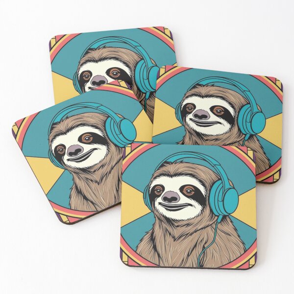 Item preview, DJ Sloth Geometri  Pattern designed and sold by AlinaSCorner.