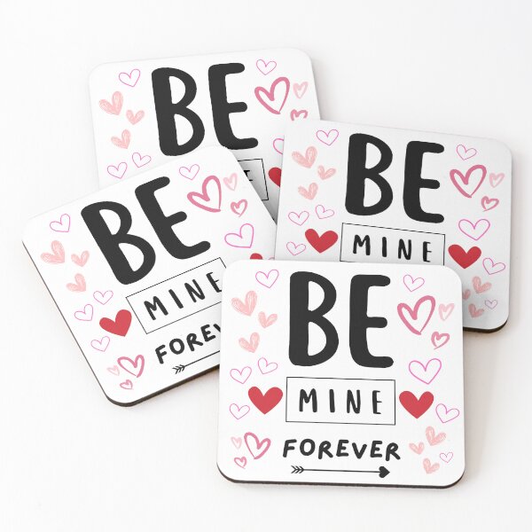 Item preview, Be mine forever - hearts and arrow designed and sold by PHRASEandSTYLE.