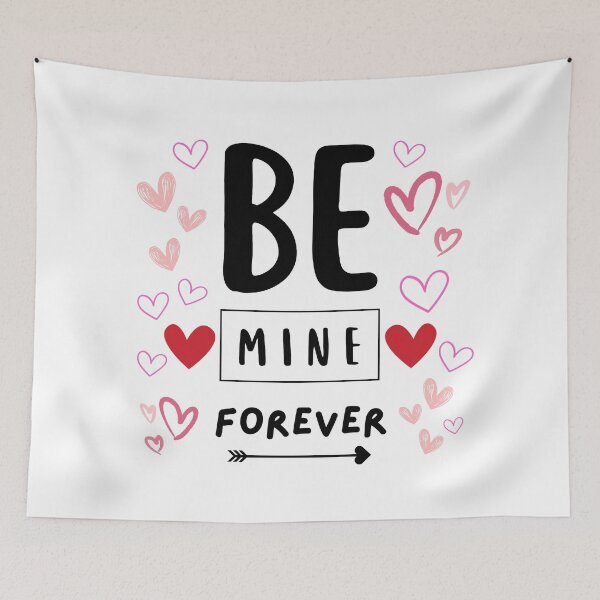 Item preview, Be mine forever - hearts and arrow designed and sold by PHRASEandSTYLE.