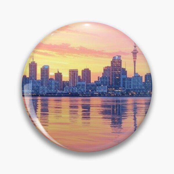 Item preview, Auckland skyline landscape designed and sold by Aryabek.