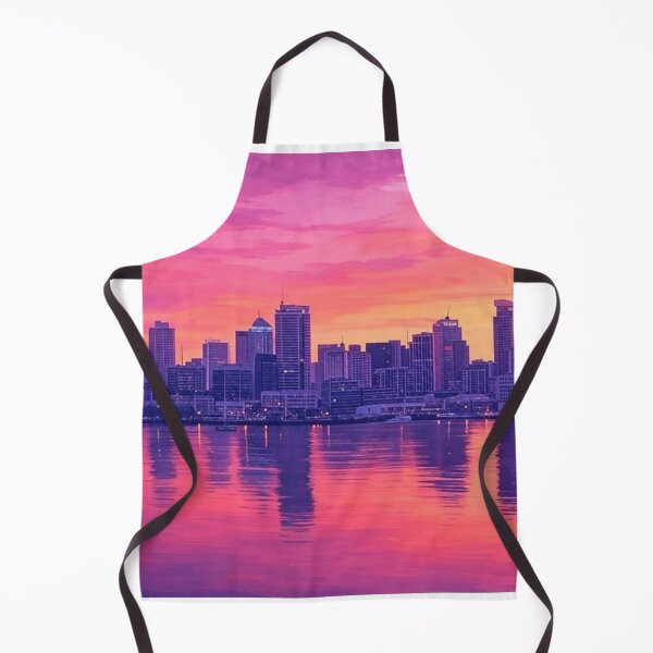 Item preview, Auckland sunset skyline designed and sold by Aryabek.