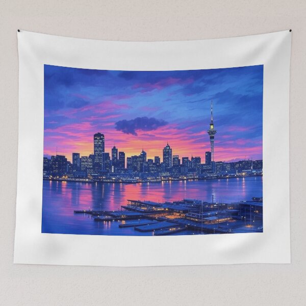 Item preview, Auckland skyline CBD designed and sold by Aryabek.