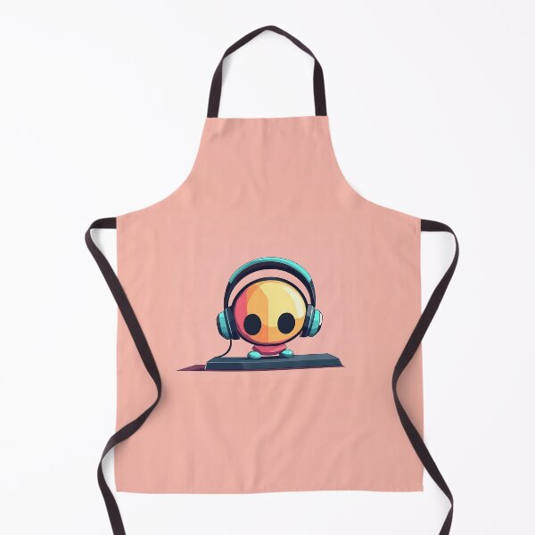 Item preview, Cute Skull Character With Headphones Avatar designed and sold by GoldenTealArts.