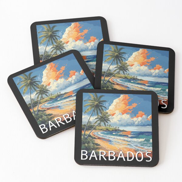 Item preview, Barbados (with White Lettering) designed and sold by VelvetRoom.