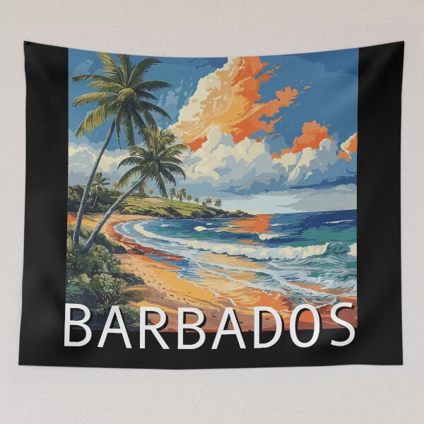 Item preview, Barbados (with White Lettering) designed and sold by VelvetRoom.