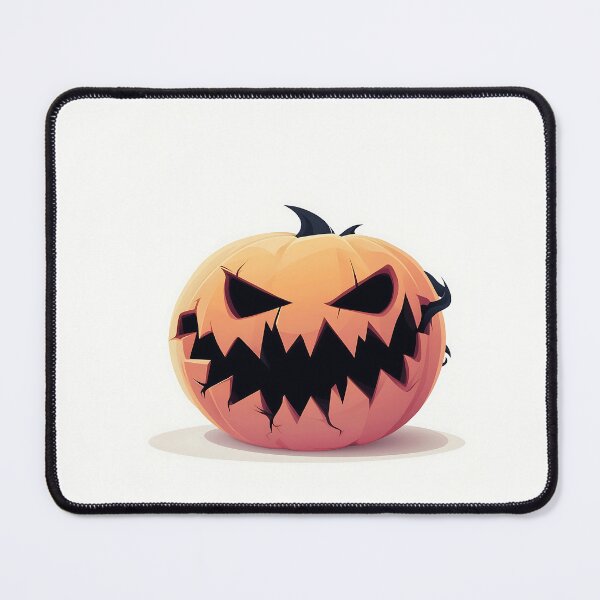 Item preview, Angry Halloween Pumpkin Vector Art Design designed and sold by GoldenTealArts.