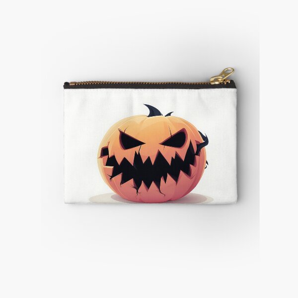 Item preview, Angry Halloween Pumpkin Vector Art Design designed and sold by GoldenTealArts.