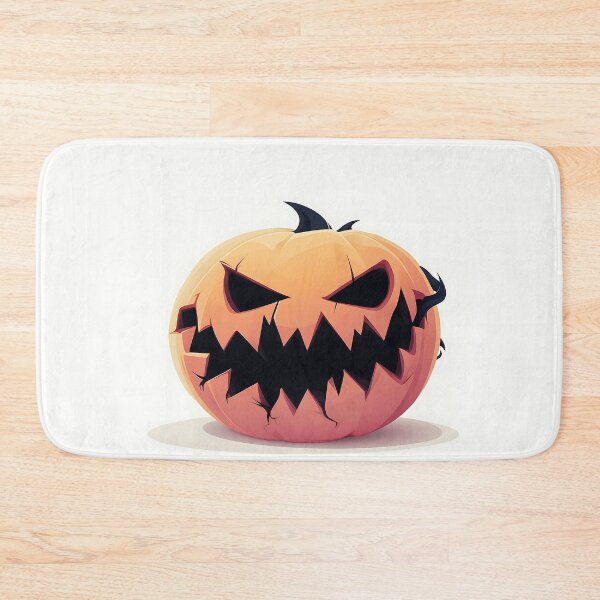 Item preview, Angry Halloween Pumpkin Vector Art Design designed and sold by GoldenTealArts.