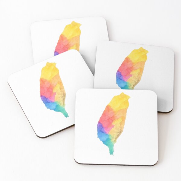 Item preview, Taiwan Watercolor Map designed and sold by Aryabek.