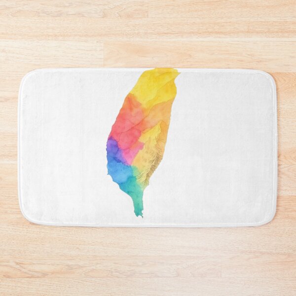Item preview, Taiwan Watercolor Map designed and sold by Aryabek.