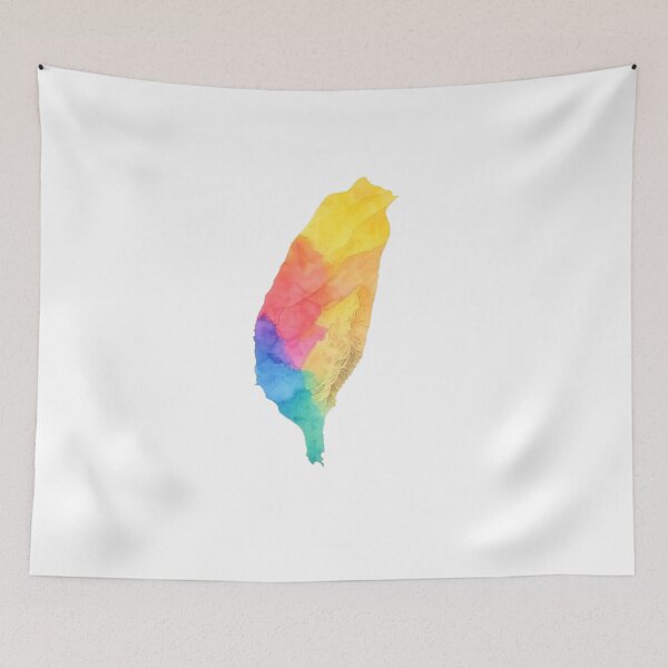 Item preview, Taiwan Watercolor Map designed and sold by Aryabek.